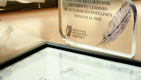 Išrinktas Lietuvos šauniausiu studentų leidinys ir internetinis tinklapis