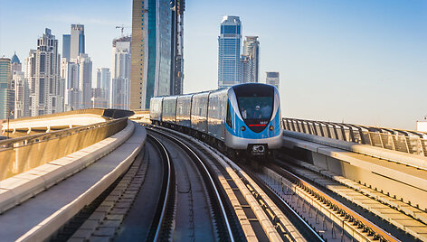 Traukiniai Dubajuje