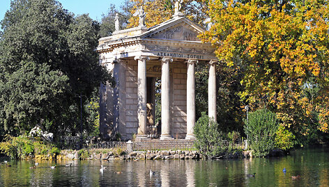&bdquo;Villa Borghese&ldquo; parke ruduo nuostabus