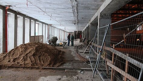 Kultūros ir sporto rūmų &bdquo;Girstutis&ldquo; rekonstrukcija artėja prie pabaigos.