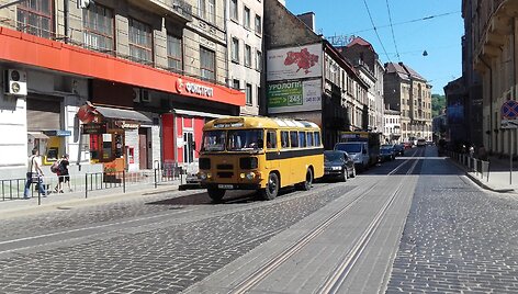 Viena i&scaron; pagrindinių Lvovo gatvių