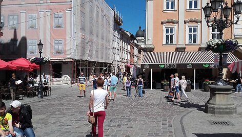 Turgaus aik&scaron;tė senamiestyje