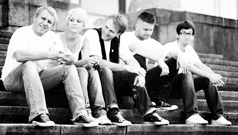 Grupė &bdquo;Arbata&ldquo; 10 metų gimtadienį &scaron;vęs Kaune.