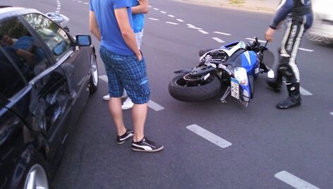 Motociklo avarija