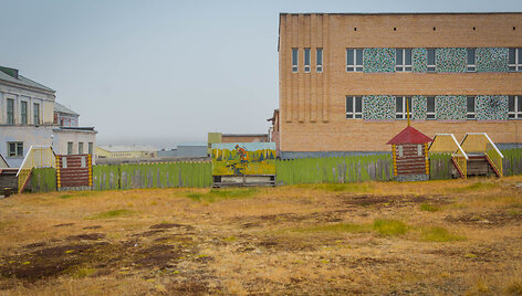 Apleistas sovietų miestas Pyramiden