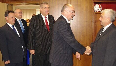 Lenkų delegacija apsilankė ir Klaipėdos savivaldybėje.