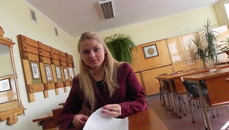 Egzaminus pradėjusi laikyti Klaipėdos Vytauto Didžiojo gimnazijos abiturientė V.Freigofaitė jau yra įstojusi į universitetą Anglijoje. 