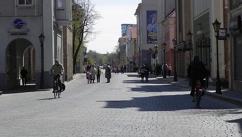 Miesto valdžia svarsto galimybę, kad Tiltų gatvė būtų atvira ne tik pėstiesiems. 