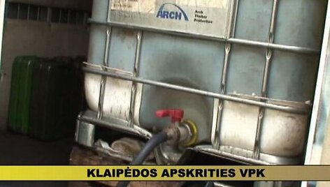 Dyzelinas buvo pardavinėjamas i&scaron; krovininės transporto priemonės.