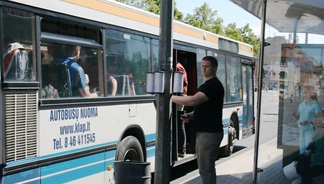 Klaipėdos autobusuose - nauja tvarka.