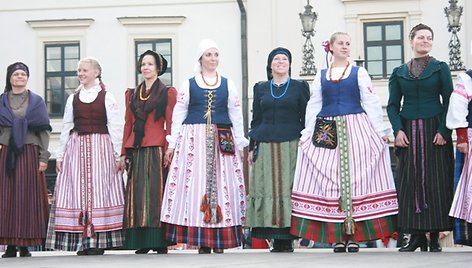 Klaipėdos krašto tautinis kostiumas. 