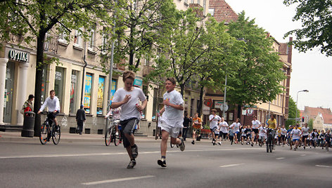 Daugiausia „Vilties bėgimo“ dalyvių - moksleiviai. 