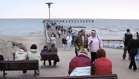 Joinių dieną Palanga nesulaukė trok&scaron;tamų poilsiautojų antplūdžio.