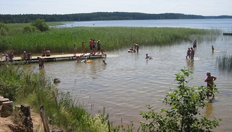 Maudynės ežere