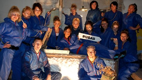 Studentai renginiui &bdquo;Misija S: &Scaron;altas du&scaron;as&ldquo; surengė originalią fotosesiją. 