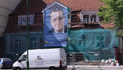 Naglis Puteikis rinkimų kampanijoje startavo pirmas. 