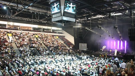 Klaipėdos „Švyturio“ arena buvo sausakimša. 