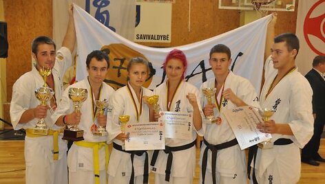 Klaipėdos karatistai i&scaron;kovojo teisę atstovauti Europos kyokushin čempionate.
