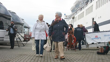 Kruizinis laivas &bdquo;Princess  Daphne&ldquo; Klaipėdos uoste