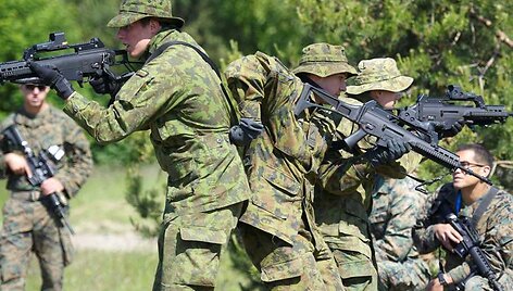 BALTOPS pratybų akimirka