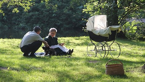 Palangoje poilsiautojai parke gali i&scaron;vysti idili&scaron;ką vaizdą tarsi i&scaron; praeities.