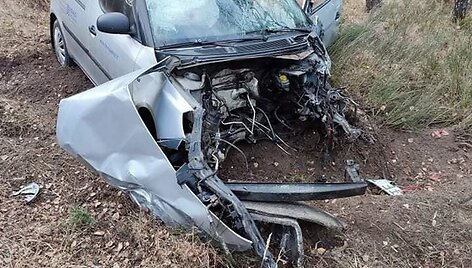 Per avariją Preiloje susidūrė &bdquo;&Scaron;koda Praktik&ldquo; ir &bdquo;Audi Q7&ldquo;