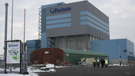 „Fortum“ termofikacinėje jėgainėje