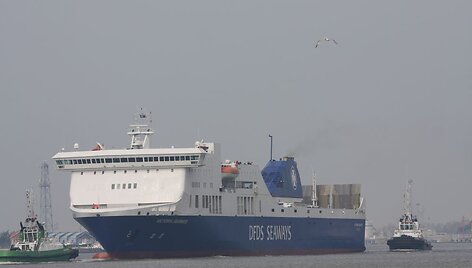 Pakeliui į Klaipėdą užsidegė keltas &bdquo;Victoria Seaways&ldquo;