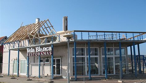 Restoranas baigiamas i&scaron;montuoti