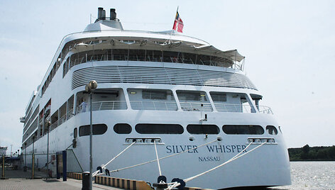 Klaipėdoje vie&scaron;i laivas &bdquo;Silver Whisper&ldquo;