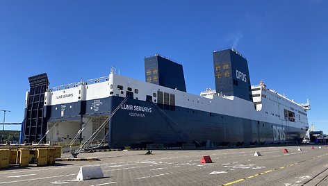 DFDS kelto vardo suteikimo ceremonija Klaipėdos uoste