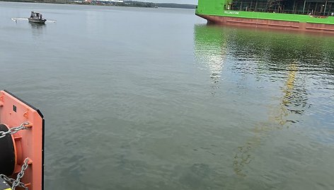 Teršalų surinkimo darbai