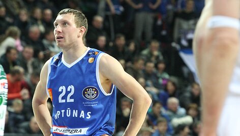 Marius Runkauskas komandai pelnė 25 ta&scaron;kus ir buvo rezultatyviausias &bdquo;Neptūno&ldquo; žaidėjas. 