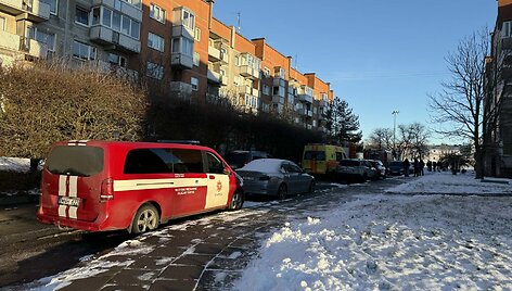 Gargžduose ketvirtadienio popietę degė butas