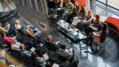 Spaudos konferencija Klaipėdos dramos teatre