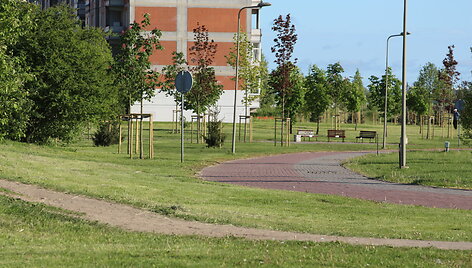 Sąjūdžio parkas Klaipėdos pietinėje miesto dalyje