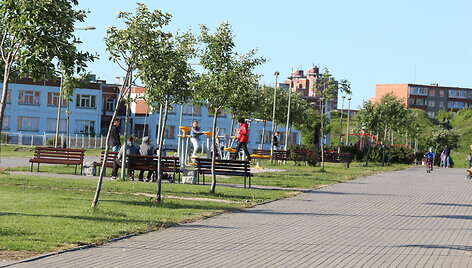 Sąjūdžio parkas Klaipėdos pietinėje miesto dalyje