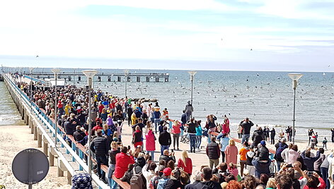 Palanga &scaron;venčia vasaros pradžią.