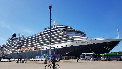 Į Klaipėdą atplaukė i&scaron;taigingas karali&scaron;kas laivas &bdquo;Queen Victoria&ldquo;