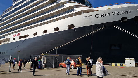 Į Klaipėdą atplaukė i&scaron;taigingas karali&scaron;kas laivas &bdquo;Queen Victoria&ldquo;