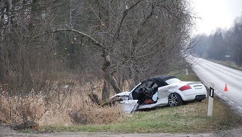 Kelyje Kretinga-Jokūbavas avarija nusinešė vyro gyvybę.