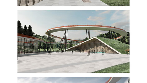 Klaipėdos vasaros estradai siūlomi sprendimai: architektų idėjos