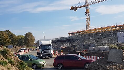 Baltijos pr. &ndash; &Scaron;ilutės plento estakados statybos