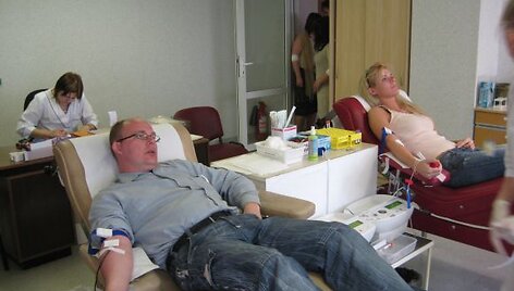 Per mėnesį Klaipėdoje neatlygintinai kraujo duoda apie 300 donorų.