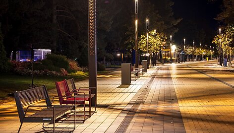J. Basanavičiaus gatvėje &ndash; nauji mažosios architektūros akcentai. 