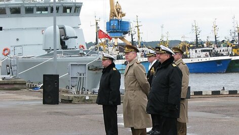 Ceremonijoje dalyvavo ir kariuomenės vadas Arvydas Pocius.