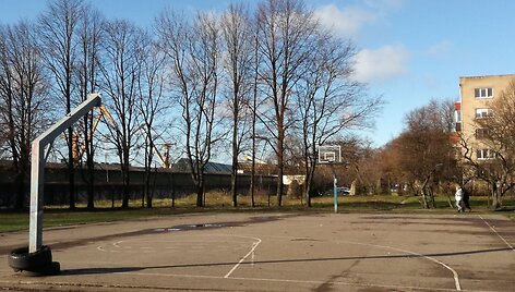 Kai kurių mokyklų stadionai atrodo apverktinai.