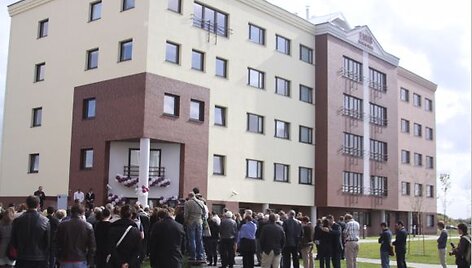 LCC tarptautinio universiteto naujasis bendrabutis.