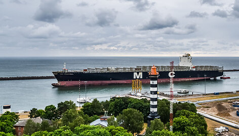 Sekmadienį į Klaipėdą atplaukęs &bdquo;MSC Francesca&ldquo; uostą paliks pirmadienio pavakarę.