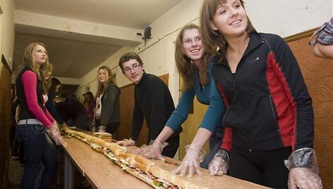 VDU studentai siekia rekordo